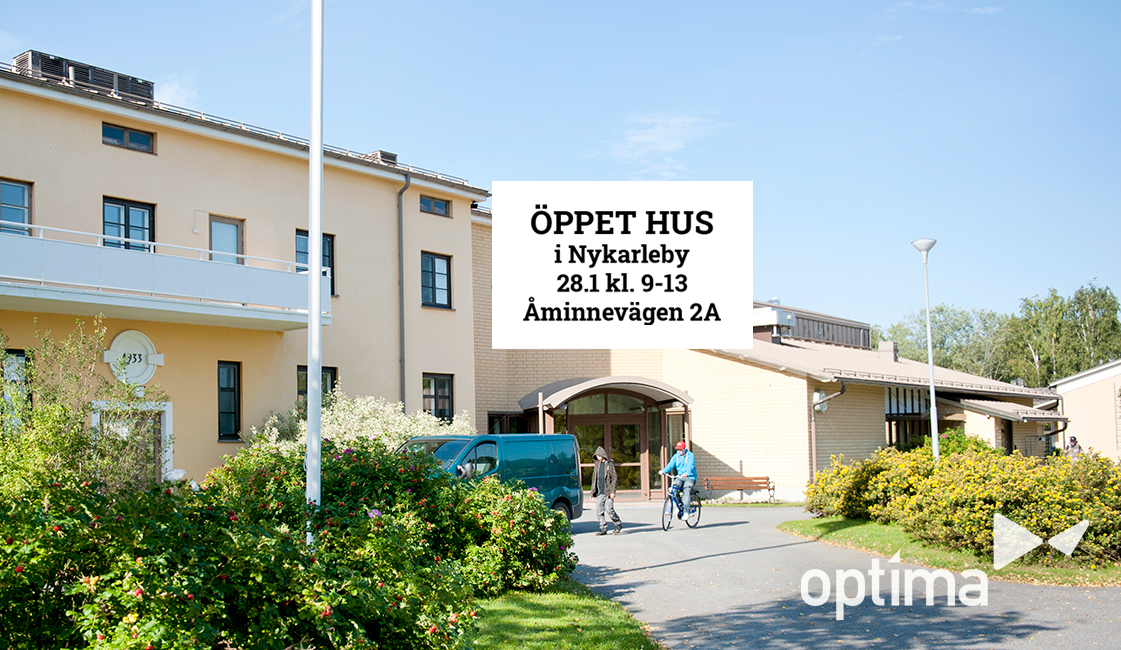 Öppet Hus vid Optima i Nykarleby  kl. 9-13. - Optima